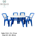 Super Deluxe Dolphin Dining and 4 Chair Set. 