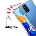 Redmi Note 11 Pro 5G/4G - Soft Crystal Clear Shockproof Gel TPU Cover Airbag Case. 