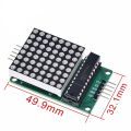 8x8 8*8 MAX7219 Dot Led Matrix Module MCU LED Display Control Module For Arduino 5V Interface Module Output Input Common Cathode. 