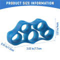 3 in 1 Finger Stretcher Resistance Bands Hand Extensor Exerciser Finger Grip Strengthener Strength Trainer for Forearm Exercise Guitar Finger and Rock Climbing Grips. 