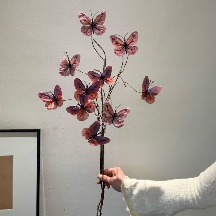 Aesthetic%20DIY%20Simulation%20Butterfly%20Photography%20Prop%20Desktop%20Decorations%20Artificial%20Dead%20Branch%203D%20Photo%20Frame%20Ornament%20Home%20Decor%20-%20Image%203