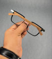 Side Wooden Frame Blue Ray Cut Prescription Glasses For Unisex | Prescription Glass For Unisex | Blue Ray Cut Sunglasses For Men. 
