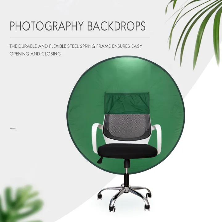 FORIDE%20Photography%20Background%20Green%20Screen%20Backdrops%20Portable%20Solid%20Green%20Color%20Backdrop%20Cloth%20for%20Photography%20Studio%20142cm%20-%20Image%205