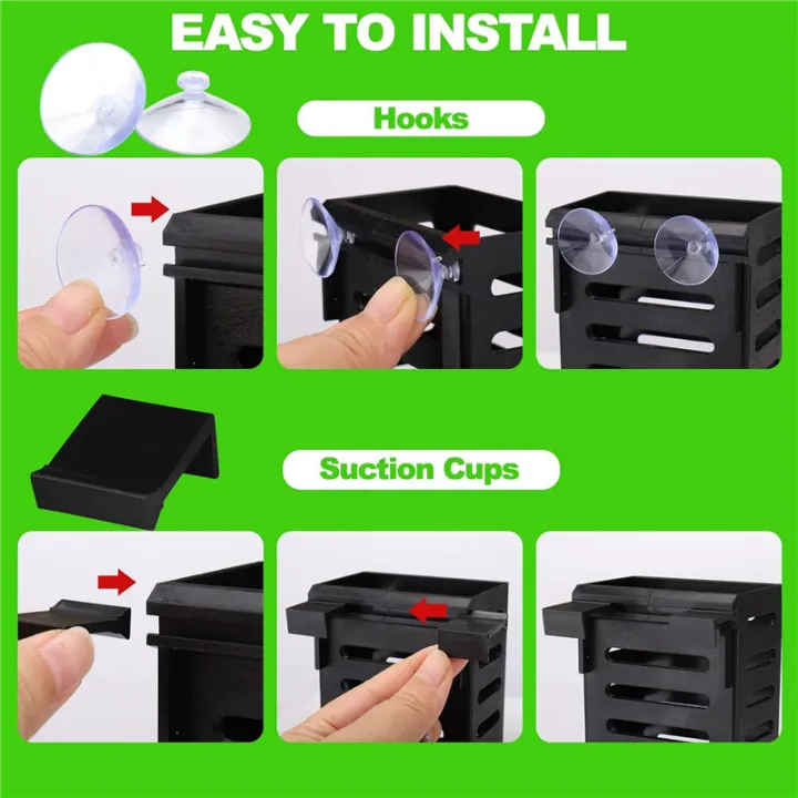 Pullhee-4%20Pack%20Aquarium%20Plant%20Holder%20with%20Hooks%20and%20Suction%20Cups,%20Hanging%20Aquatic%20Planter%20Cups%20for%20Aquarium%20Decorations%20Plants%20-%20Image%205