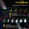 New BORUiT U6 SST20 LED EDC Flashlight Keychain Work Light Type-C Rechargeable Clip Torch with Magnet Camping Pocket Lantern. 