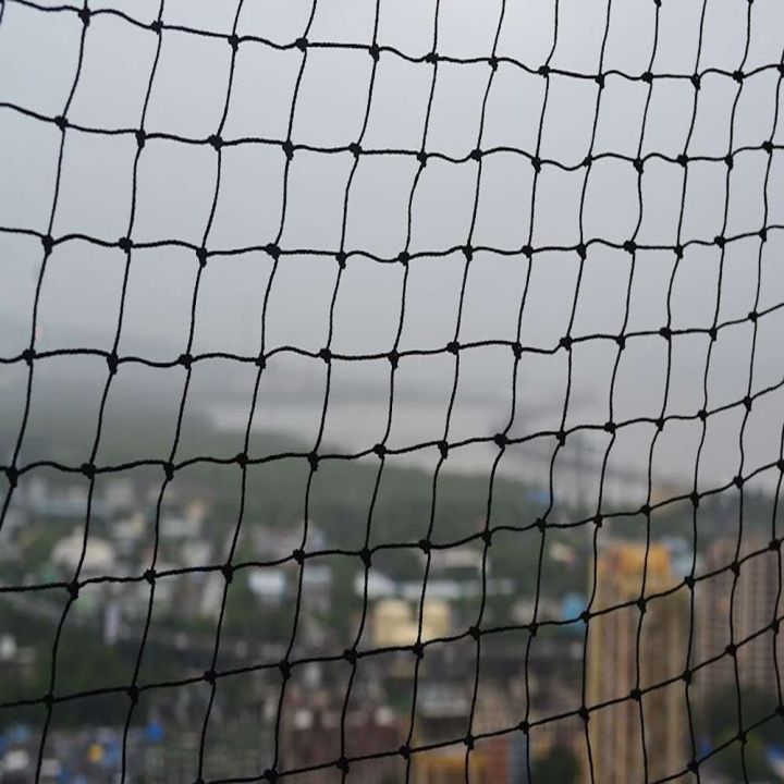 Anti Bird Net- Pigeon Net UV Stabilized  (10 FT x 50 FT) with Attached Corner Ropes & Installation Kit/Size- (10FT x 50 FT)