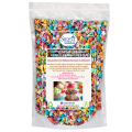 SHOP WHOLLY Bakery Decorating Sprinkles Rainbow Star-50gmShopWholly Rainbow Star Sprinkles – Fun & Colorful Cake, Cupcake & Dessert Decoration – 50g / 100g. 