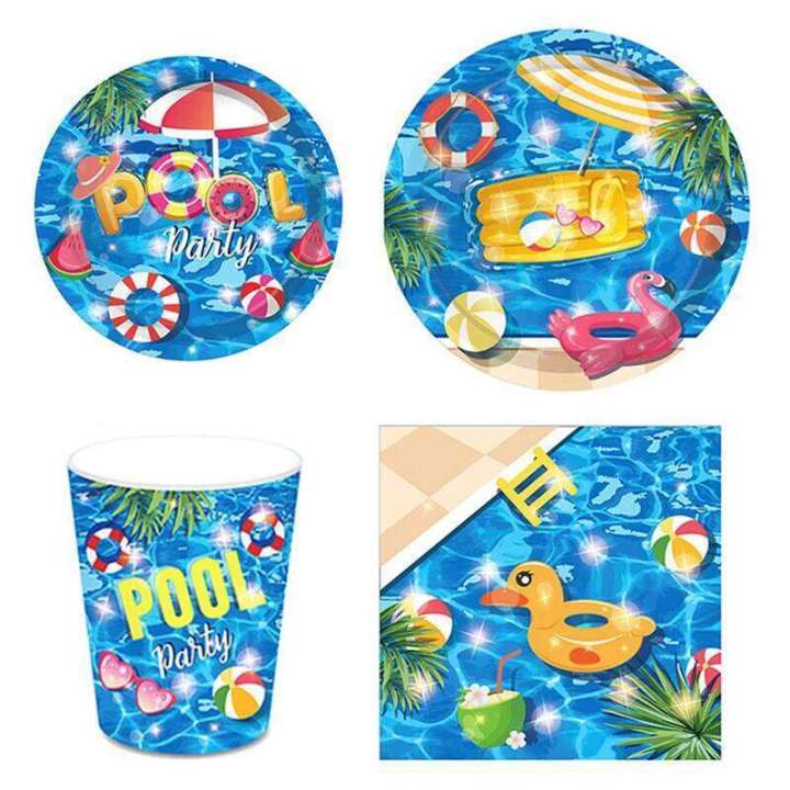 Tropical%20Disposable%20Tableware%20Set%20Plates%20Cups%20Napkins%20Hawaiian%20Birthday%20Supplies%20Summer%20Pool%20Aloha%20Luau%20Party%20Decor%20-%20Image%204