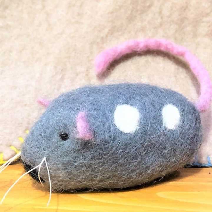 Handmade Felt Cat Toy  (Mouse)