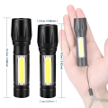 Portable Rechargeable Zoom LED Flashlight - XP - G Q5 Flash Light Torch. 