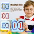 Flat Rotating Magic Bean Intelligence Fingertip Cube Rolling Ball Magic Disk Finger Gyro Cube Stress Reliever Education Toys. 