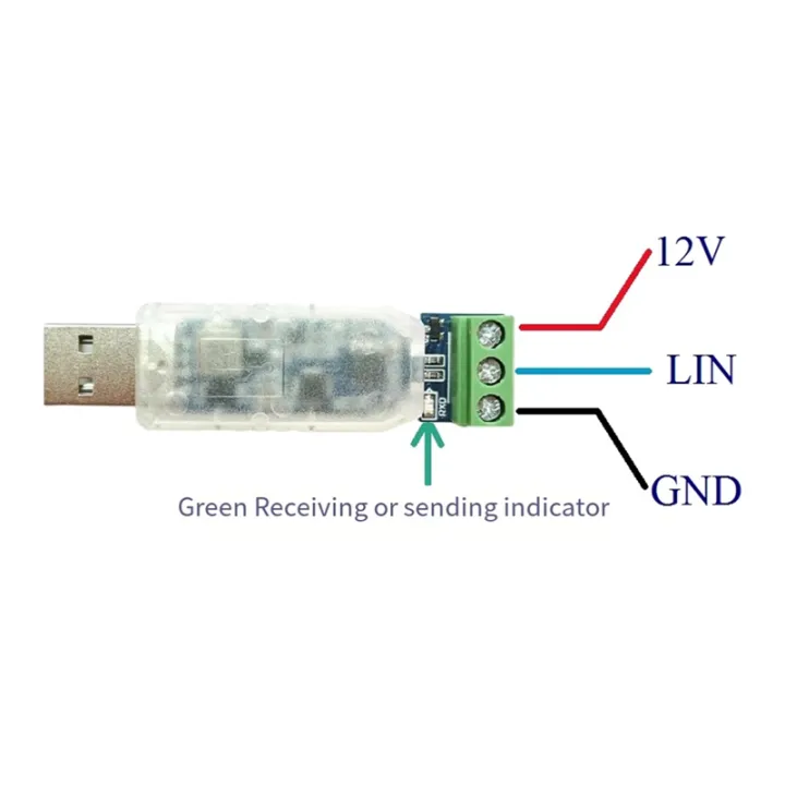 LIN Bus Analysis Controller USB to LIN Debugger LIN Bus Analyzer(1PCS ...