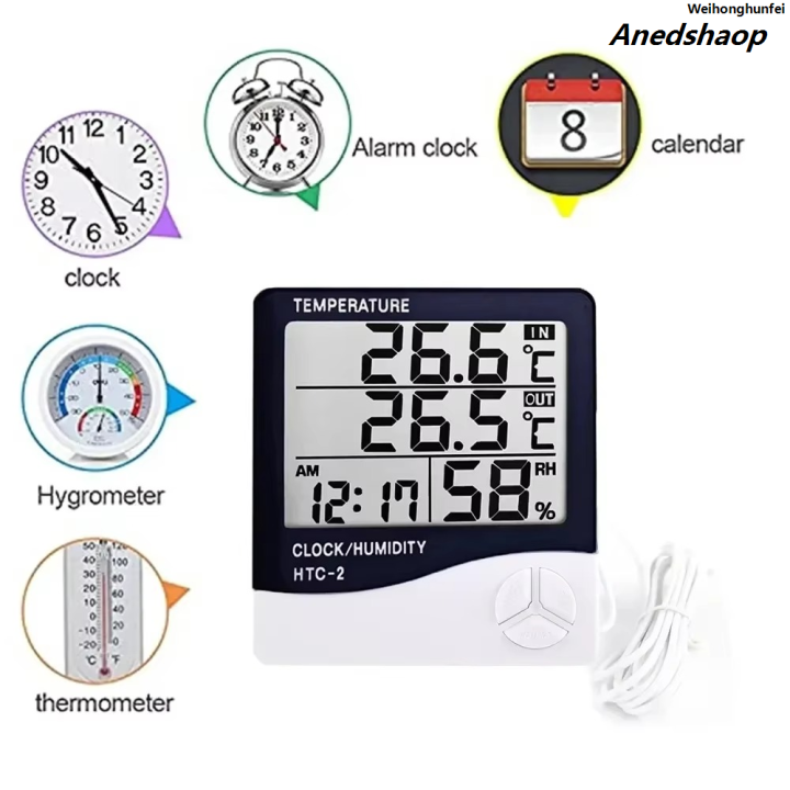 Weihonghunfei3%20in%201%20Temperature%20Sensor%20Thermometer%20At%20Home%20Hygrometer%20Clock%203.7%20Luxury%20Inch%20Digital%20Wire%20Indoor%20Moisture%20Meter%20Tools%20Wether%20Station%202025%20New%20-%20Image%205