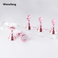 Wenefang 5Pcs Chess Borad Magnetic Nail Tips Practice Display Stand Set Acrylic 2025 New Nail Art Holder UV Gel Polish Showing Shelf for Manicure. 