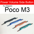 Power On Off Side Button For Xiaomi Poco F1 F2 F3 M3 X3 Volume Audio Control Side Key Button Repair Replacement Parts. 