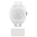 fasdaga 5X PIR Infrared Motion Sensor Detector DC5-24V Auto on Off Timer Switch LED Light Body PIR Motion Sensor Lamp(White). 