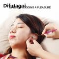 Difutagui Original 20pc Ear Pick Set Ear Canal Cleaning Massager Goose Feather Stick Earpick Stainless Steel Ear Wax Pickers Wax Remover Cleaner. 