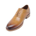 Brown Black Horse Shoes  Leather Lace Up Formal Shoes For Men. 