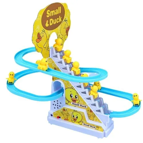 Toys%20World%20%7C%20Duck%20Track%20Toys%20for%20Kids%20-%20Small%20Ducks%20Stair%20Climbing%20Toys%20for%20Kids,%20Escalator%20Toy%20with%20Lights%20and%20Music%20-%203%20Duck%20Included%20-%20Duck%20Track%20Yellow%20-%20Image%202