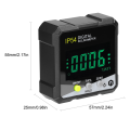 IP54 4X90° Portable Digital Inclinometer LCD Backlight Digital Protractor Slope Meter Digital Angle Ruler Easy to Use. 