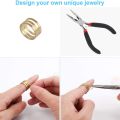 NAMUNY Jewelry Making Supplies, Jewelry Repair Kit Jewelry Fixing Kit with Jewelry Wire and Findings Tools for Jewelry Making. 
