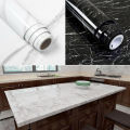 Oil Proof Self Adhesive Kitchen Marble Sticker | Marble Design Self Adhesive Oil Proof Kitchen Sticker, Black and White Design. 