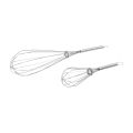 Pure Stainless Steel Mini Whisk | Chrome/ Multipurpose Kitchen Whisks | Super Cute Small Whisk. 