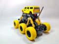 Remote Control Offroad 6 Wheel Metal Body Roof Vehicle With 6 X Suspension. 