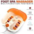Foot Spa Bath Massager with Leg Roller - Electric Massager for Pain Relief - Detox Heat Massage. 