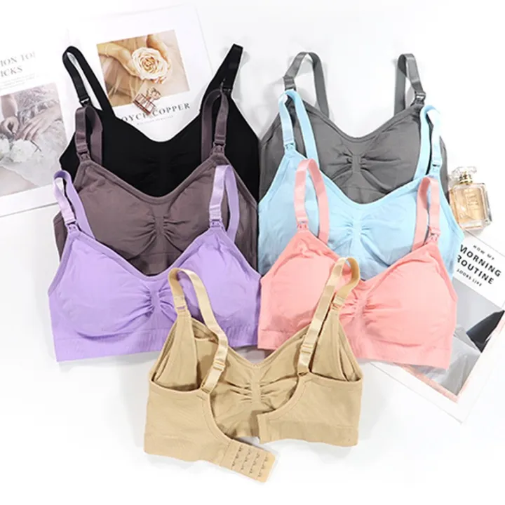Supportive%20Maternity%20Nursing%20Bra:%20Comfortable%20Cotton%20Feeding%20Bra%20With%20Elastic%20Support%20and%20Adjustable%20Straps%20-%20Image%206