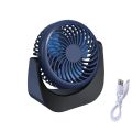 Cooling 3 Gear Wind Mini Portable Desk Fan Energy-Saving 360° Adjustable Handheld Turbo Fan Air Turbo Tech Mini Rechargeable Fan Home/Office. 