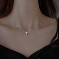 【VisioN Super Shop】Classic cross pendants necklaces-women chain choker Bohemian jewelry Collares. 