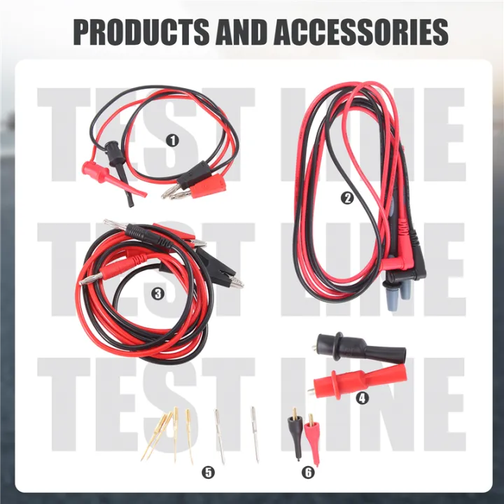 (GGBR)-Test%20Meter%20Kit%20JT8043%20Multi-Function%20Multi-Piece%20Replaceable%20Test%20Meter%20Stick%20Kit%204MM%20Plug%20to%20Alligator%20Clip%20Test%20Leads%20-%20Image%202
