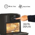 Glen  Air Fryer Digital, 12 Litre Capacity, 8 Pre Set Menu, Time and Temperature Control, 2000W - (SA 3040 DSS). 