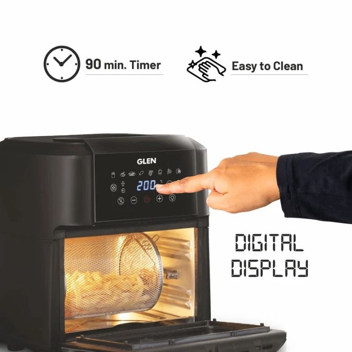 Glen%20%20Air%20Fryer%20Digital,%2012%20Litre%20Capacity,%208%20Pre%20Set%20Menu,%20Time%20and%20Temperature%20Control,%202000W%20-%20(SA%203040%20DSS)%20-%20Image%202