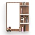Wall Mount Dressing Table Mirror with Shelves. 