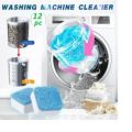 Washing Machine Cleaner Tablet / Tub Cleaner / Drum Cleaner / Front And Top Load 12 pc set. 
