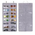 Compact Design 16 Slots Eyeglasses Stand Holder Space Saving Hanging Design Glasses Display Transparent Visible Dustproof Sunglasses Storage Bags Closet Storage. 