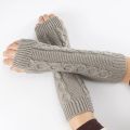 Gloves hand warmer gloves full finger clothing girls warm men and women autumn winter knitting arm set fashion girls punk gothic gloves. 
