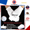 Difutagui 1 Pair White Hand Glove Cotton Sarung Tangan Cotton Bargain price for Work Beauty Fashion Costume Jewelry Eczema. 