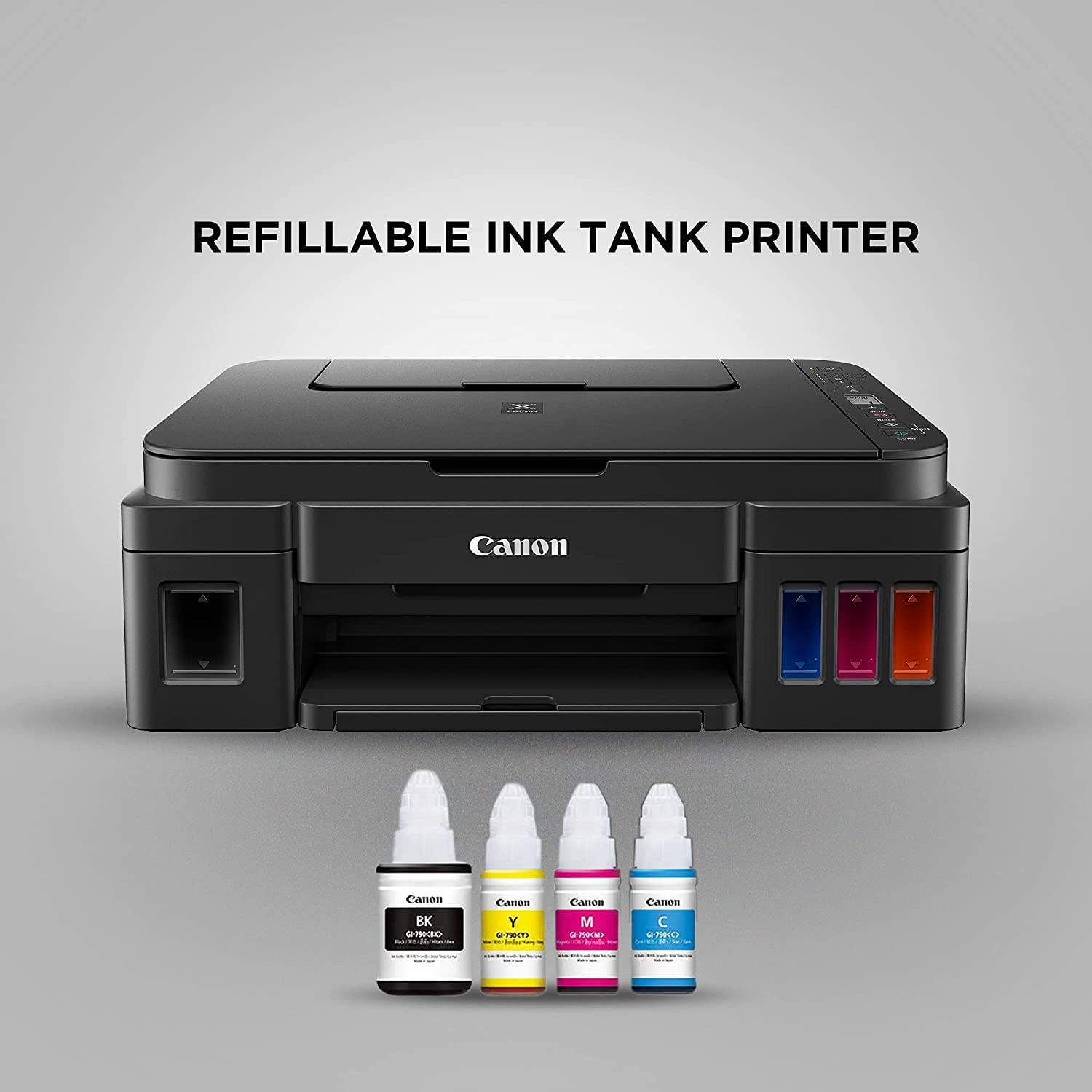 Canon PIXMA G3010 All-in-One (Copy, Print & Scan) Wireless Ink Tank Color Printer