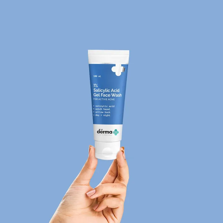 The%20Derma%20Co%201%25%20Salicylic%20Acid%20Gel%20Face%20Wash%20With%20Salicylic%20Acid%20&%20Witch%20Hazel%20For%20Active%20Acne%20-%20100%20Ml(Dermaco)%20-%20Image%202