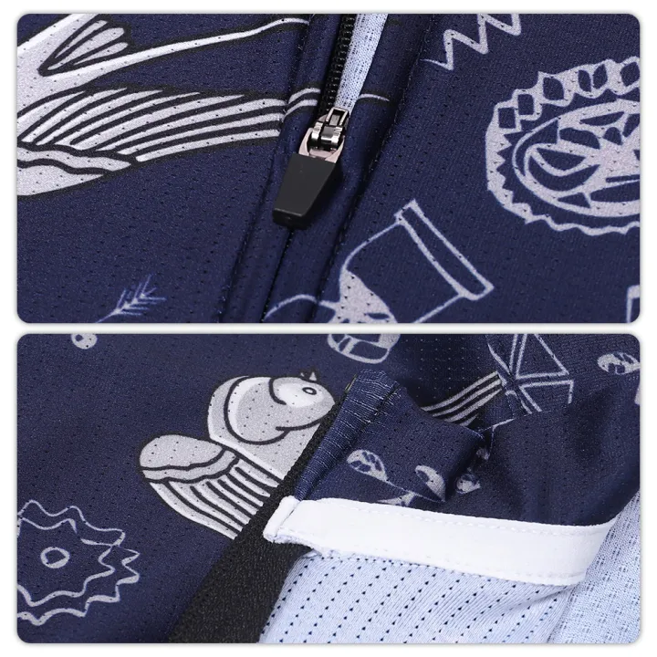 HOT%20ARSUXEO%20Men's%20Cycling%20Jersey%20Long%20Sleeve%20Bicycle%20Slim%20Fit%20MTB%20Cyling%20Shirt%20Mountain%20Bike%20Zipper%20Pocket%20Reflective%20Bicycle%20Shirt%20-%20Image%205