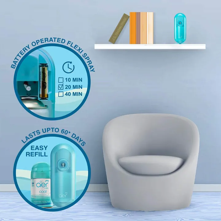 Godrej%20Aer%20Matic%20Kit%20(Machine%20+%201%20Refill)%20-%20Automatic%20Room%20Freshener%20%20Cool%20Surf%20Blue%20%202200%20Sprays%20Guaranteed%20-%20Image%209