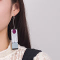 Original Jewelry, Kos, Long Hanafuda, Props, Anime Blade, Acrylic, Fashion, Tanjiro, Earrings, Demon Slayer, Cosplay, Drop, Ms. Bryn, Girl. 
