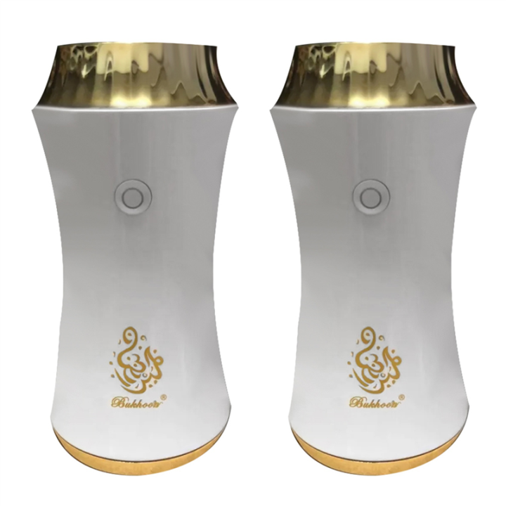 JINMY 2X Burner Portable Electric Dukhoon Arabian Censer Rechargable Car Incense Burner Aroma Diffuser Ramadan Gifts C