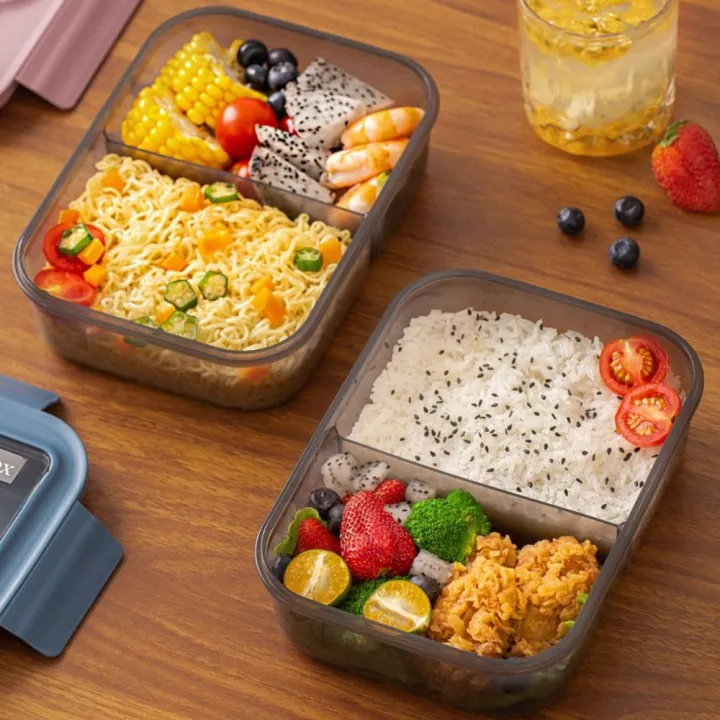 Container%20Plastic%20Microwave%20Plus%20Cutlery%202/3%20Compartment%20Lunch%20Box%20with%202025%20New%20Spoon%20and%20Fork%20Leak%20Proof%20Lunch%20Heat%20Tolerance%20Picnic%20Box%20Worker%20-%20Image%208