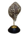 Master Piece Lord Shiva Shankh , Lord Shiva Conch Shells Hindu Trumpet Bo. 