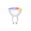 Tuya WiFi GU10 Smart LED Light Bulb Dimmable 6W 220V Smart Life App Control Spotlight Bulb Works with 1PCS. 