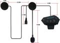Automatic Call Answering Helmet Bluetooth Headset-Black. 